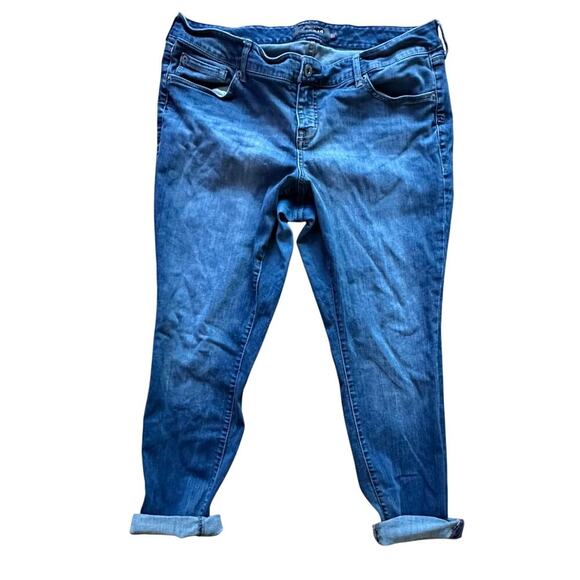 TORRID x Women's Medium Wash Blue Denim Blue Jeans Boyfriend Size 18R - Picture 3 of 8
